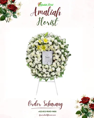 Krans Bunga Duka Cita pancoran